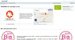 Desktop Screenshot of bio35.agrobio-bretagne.org